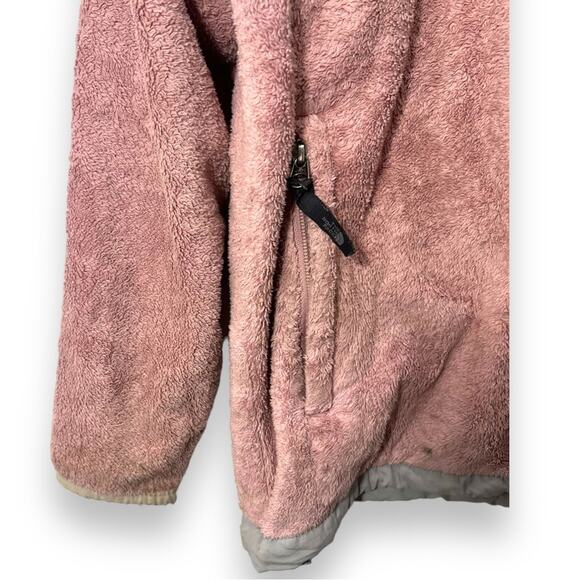 The North Face Pink and Gray Fleece Jacket - Picture 4 of 5